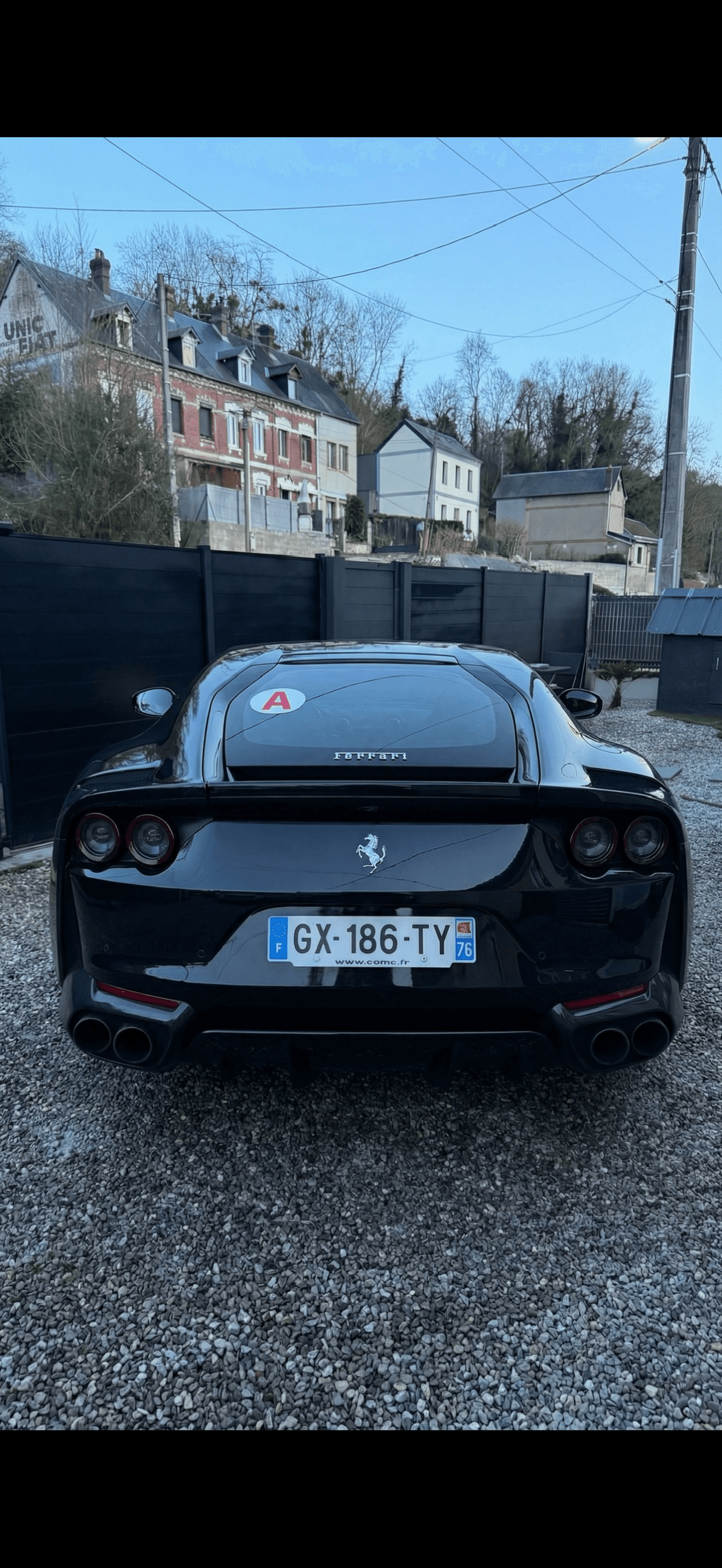 Ferrari 812 in the same scene